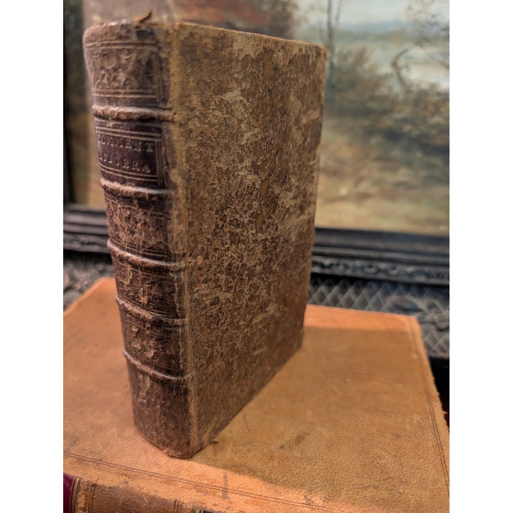 1740 Commentaire Litteral Second Livre des Maccabees Leather Tome XV French Book